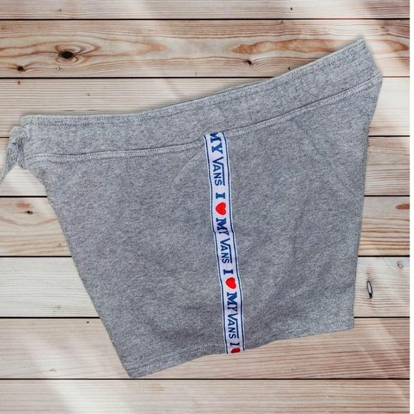 Vans Pants - C3 vans shorts womens sweatpant I heart my vans hi rise midi lounge large gray